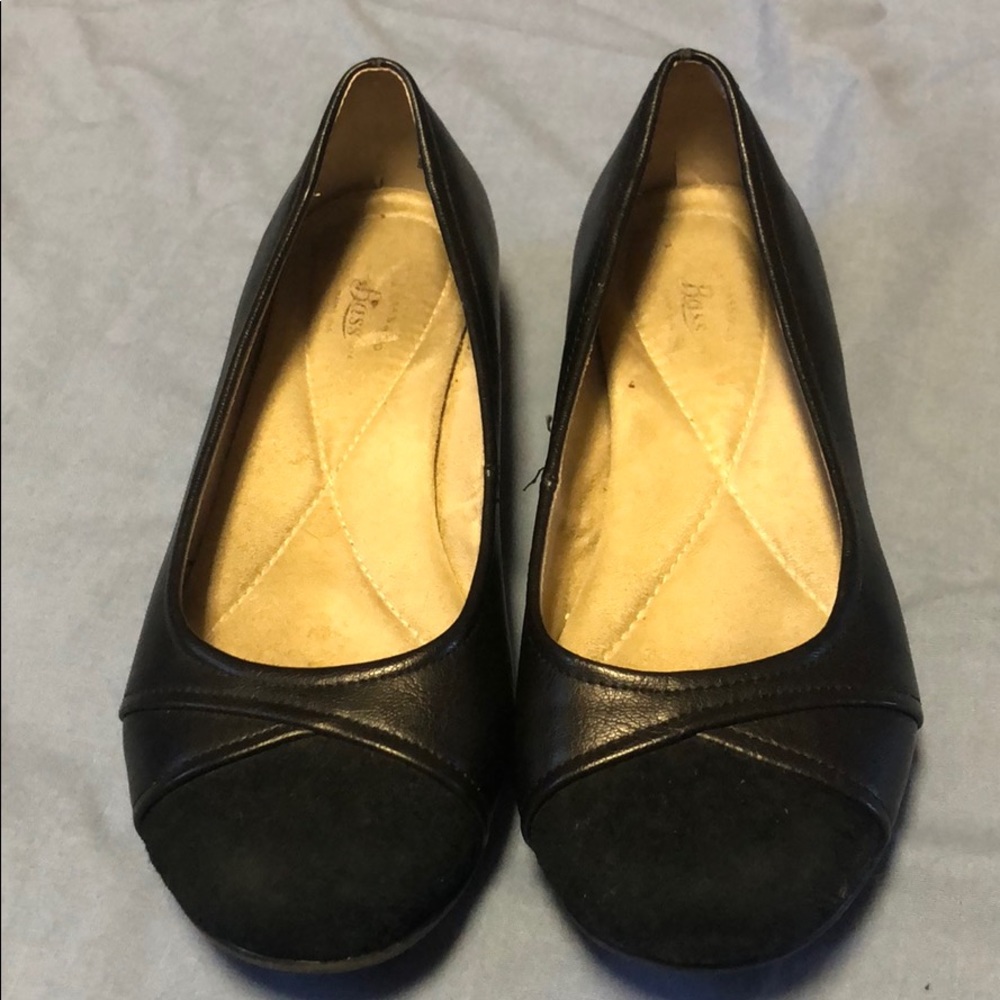 Bass black flats
